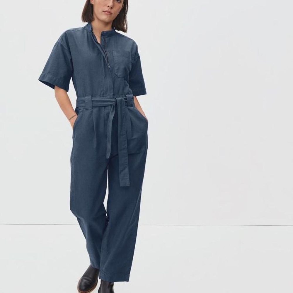 Everlane Navy Blue Jumpsuit